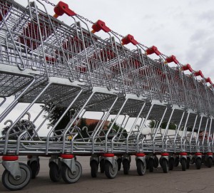 Symbolbild für Aldi Supermarkt auf Mallorca:Einkaufswagen